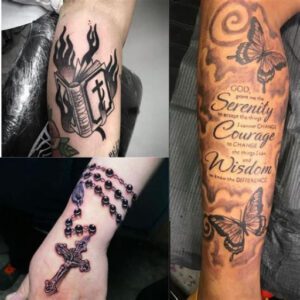 Cross Sleeve Tattoo Ideas for Men Cross Sleeve Tattoo Ideas for Men
