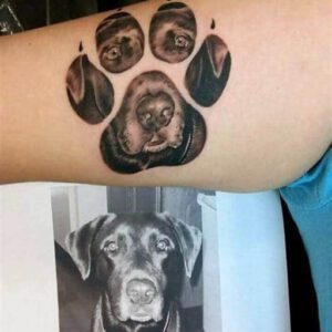 Dog Paw Tattoo Ideas for Men