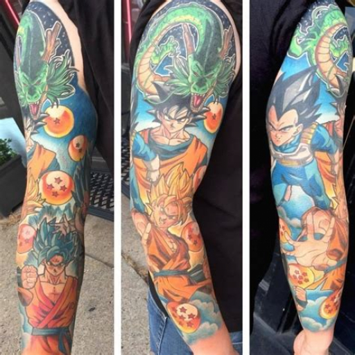 Dragon Ball Z Sleeve Tattoo Ideas Dragon Ball Z Sleeve Tattoo Ideas