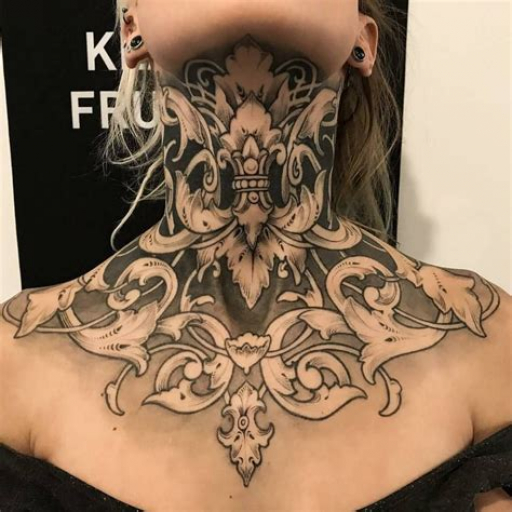 Front Neck Tattoo Ideas for Females Front Neck Tattoo Ideas for Females