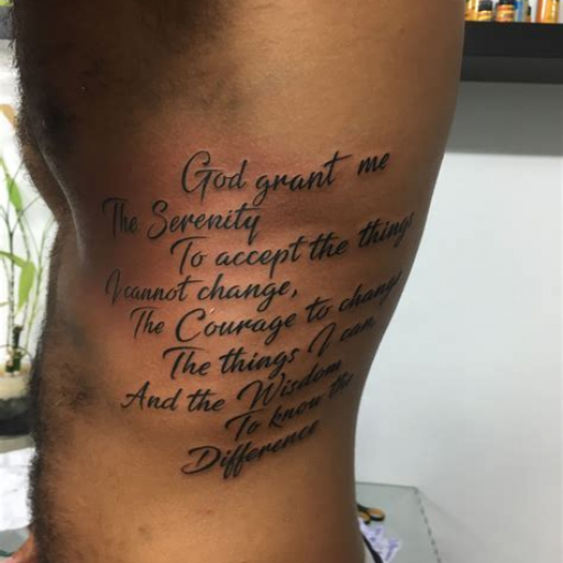 God Grant Me The Serenity Tattoo Ideas God Grant Me The Serenity Tattoo Ideas