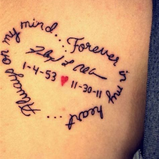 Good Tattoo Ideas for Remembering a Loved One Good Tattoo Ideas for Remembering a Loved One