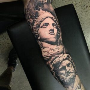 Greek God Sleeve Tattoo Ideas for Men Greek God Sleeve Tattoo Ideas for Men