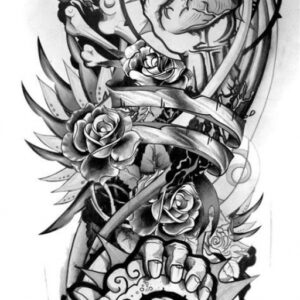 Half Sleeve Tattoo Ideas Black White Half Sleeve Tattoo Ideas Black White