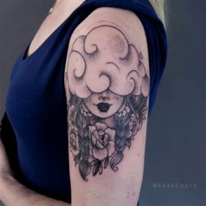 Head in the Clouds Tattoo Ideas Head in the Clouds Tattoo Ideas