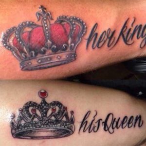 His Queen Her King Tattoo Ideas His Queen Her King Tattoo Ideas