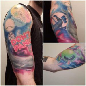 Hitchhiker’s Guide to the Galaxy Tattoo Ideas Hitchhiker’s Guide to the Galaxy Tattoo Ideas