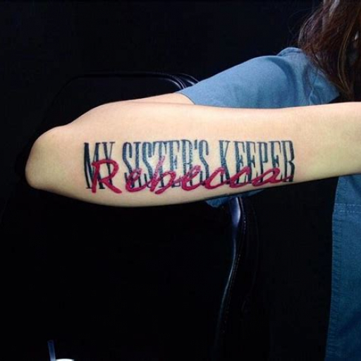 I Am My Sister’s Keeper Tattoo Ideas I Am My Sister’s Keeper Tattoo Ideas