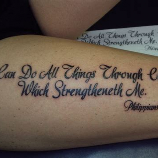 I Can Do All Things Through Christ Tattoo Ideas I Can Do All Things Through Christ Tattoo Ideas