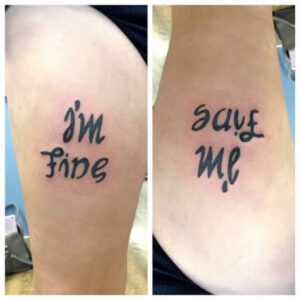 IM Fine Save Me Tattoo Ideas IM Fine Save Me Tattoo Ideas