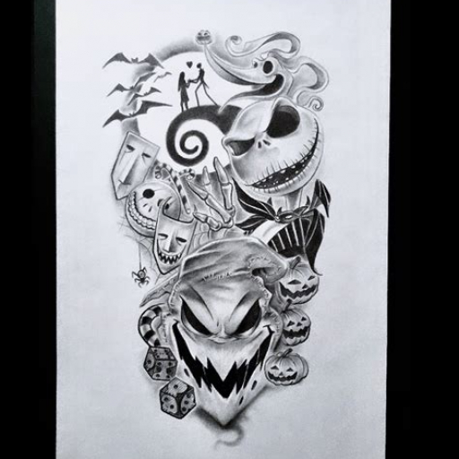 Jack the Pumpkin King Tattoo Ideas Jack the Pumpkin King Tattoo Ideas