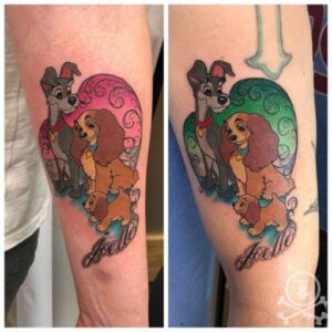 Lady and the Tramp Tattoo Ideas Lady and the Tramp Tattoo Ideas