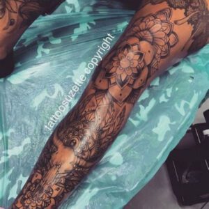 Leg Tattoo Ideas for Black Females Leg Tattoo Ideas for Black Females