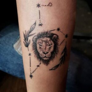 Leo Zodiac Tattoo Ideas for Men Leo Zodiac Tattoo Ideas for Men