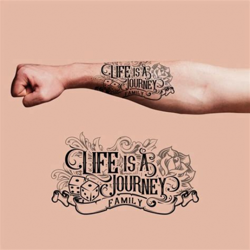 Life is a Journey Tattoo Ideas
