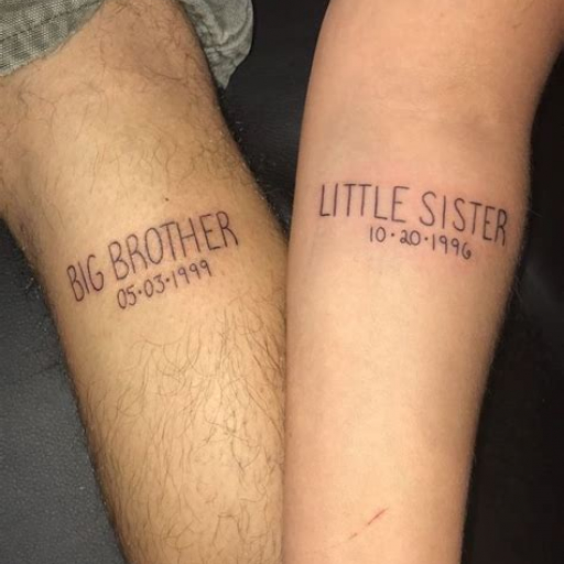 Little Brother Big Sister Tattoo Ideas Little Brother Big Sister Tattoo Ideas