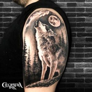 Lone Wolf Tattoo Ideas for Men Lone Wolf Tattoo Ideas for Men