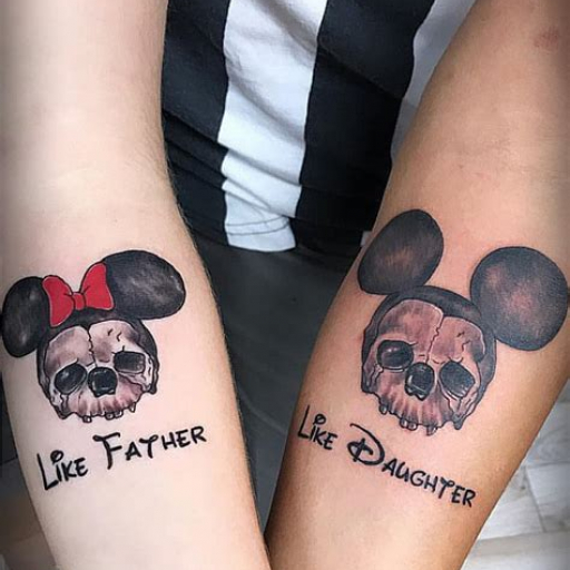 Matching Tattoo Ideas for Father and Daughter Matching Tattoo Ideas for Father and Daughter