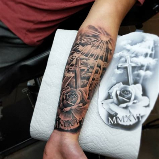 Memorial Tattoo Ideas for Men Forearm Memorial Tattoo Ideas for Men Forearm