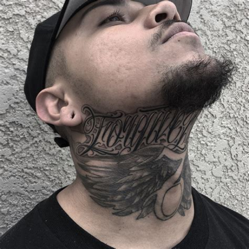 Mens Neck Tattoo Ideas with Meaning Mens Neck Tattoo Ideas with Meaning