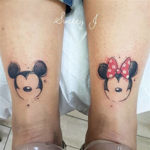 Mickey and Minnie Mouse Tattoo Ideas