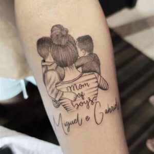 Mom and Two Sons Tattoo Ideas Mom and Two Sons Tattoo Ideas
