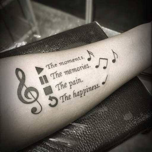 Music Note Tattoo Ideas for Men Music Note Tattoo Ideas for Men