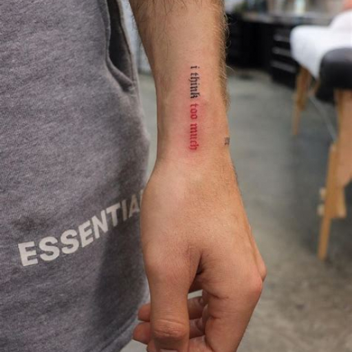 Red Ink Tattoo Ideas for Men Red Ink Tattoo Ideas for Men