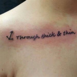 Through Thick and Thin Tattoo Ideas Through Thick and Thin Tattoo Ideas