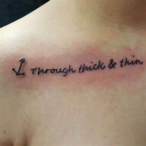 Through Thick and Thin Tattoo Ideas Through Thick and Thin Tattoo Ideas