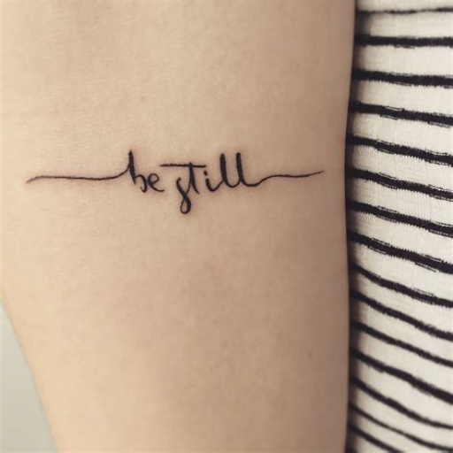Be Still and Know Tattoo Ideas Be Still and Know Tattoo Ideas