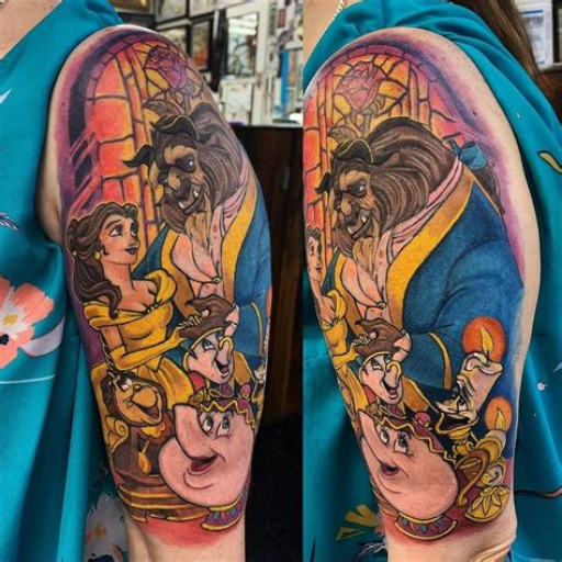 Beauty and the Beast Tattoo Ideas Beauty and the Beast Tattoo Ideas