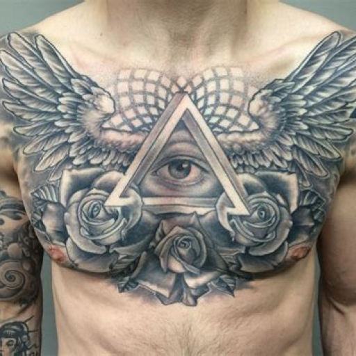 Chest Piece Tattoo Ideas for Men