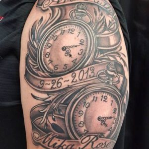 Child Birth Date Tattoo Ideas for Guys Child Birth Date Tattoo Ideas for Guys
