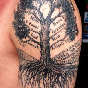 Family Tree Tattoo Ideas for Guys Family Tree Tattoo Ideas for Guys