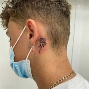 Men’s Behind the Ear Tattoo Ideas Men’s Behind the Ear Tattoo Ideas