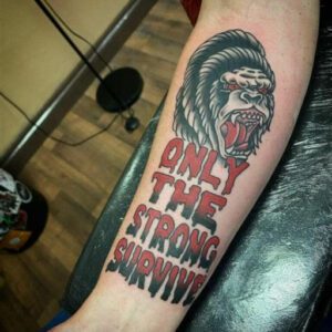 Only the Strong Survive Tattoo Ideas Only the Strong Survive Tattoo Ideas