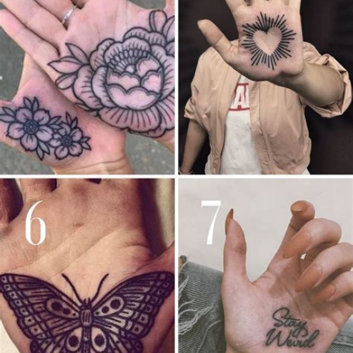 Palm Size Tattoo Ideas For Females
