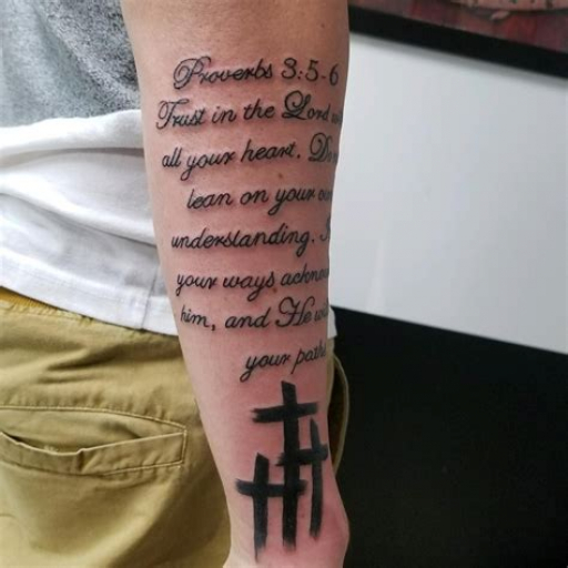 Proverbs 3:5-6 Tattoo Ideas Proverbs 3:5-6 Tattoo Ideas