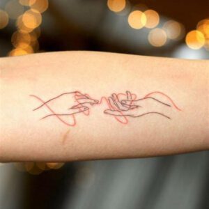 Red String of Fate Tattoo Ideas Red String of Fate Tattoo Ideas