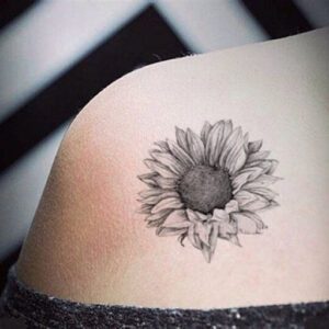 Sunflower Tattoo Ideas Black and White Sunflower Tattoo Ideas Black and White